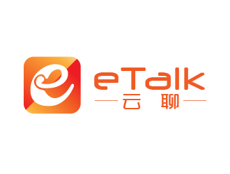 曾万勇的eTalk 云聊logo设计