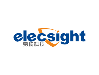 汤儒娟的elecsight   易视科技logo设计