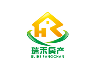 陈今朝的瑞禾房产logo设计