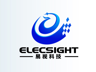 余亮亮的elecsight   易视科技logo设计