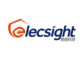 谭家强的elecsight   易视科技logo设计