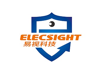 盛铭的elecsight   易视科技logo设计