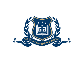 Ze的Golden ivy education group inc.logo设计