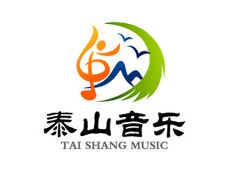 晓熹的泰山音乐艺术培训学校logo设计