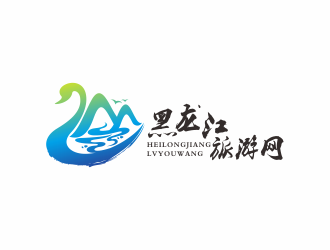 何嘉健的黑龙江旅游网logo设计