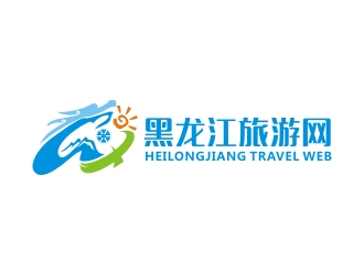 曾翼的黑龙江旅游网logo设计