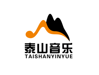 泰山音乐艺术培训学校logo设计
