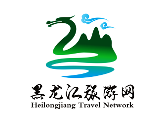 谭家强的黑龙江旅游网logo设计