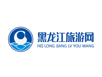 邹小考的黑龙江旅游网logo设计