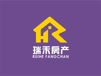 陈今朝的瑞禾房产logo设计