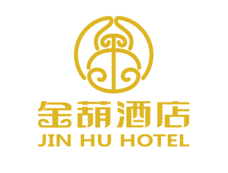 裴育的金葫酒店logo设计