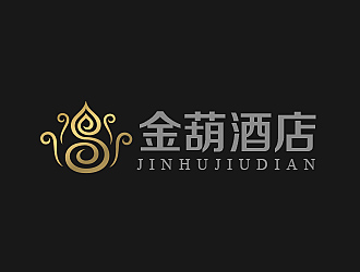 柳辉腾的金葫酒店logo设计