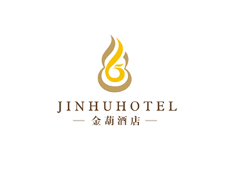 郑国麟的金葫酒店logo设计