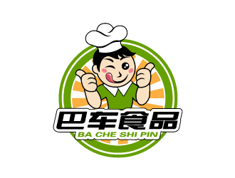 晓熹的汕头市巴车食品有限公司logo设计
