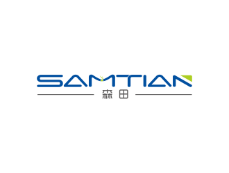汤儒娟的SAMTIAN森田 电子产品logo设计