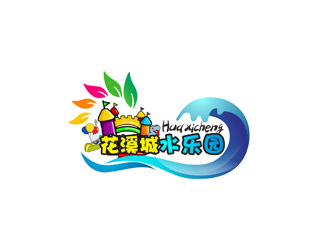 郭庆忠的花溪岛水世界logo设计