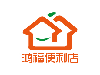 鸿福logo设计