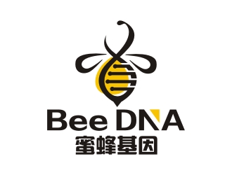 曾翼的蜜蜂基因（Bee DNA）logo设计