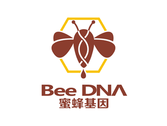 谭家强的蜜蜂基因（Bee DNA）logo设计
