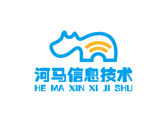 周金进的甘肃河马信息技术有限公司logo设计