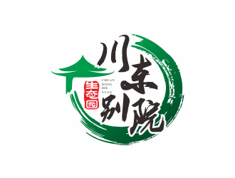 何嘉健的川东别院生态园logo设计