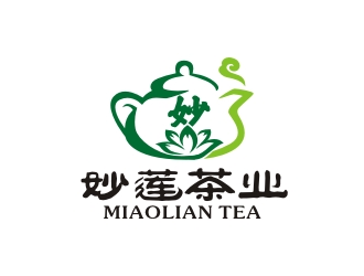 曾翼的妙莲茶业logo设计