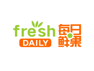 姜彦海的每日鲜果logo设计