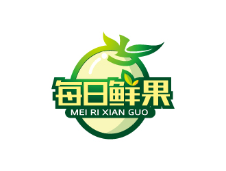 周金进的每日鲜果logo设计