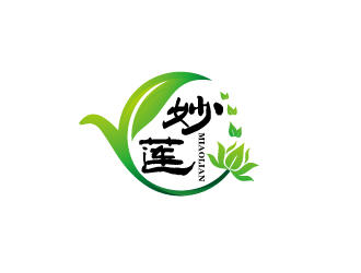 周金进的妙莲茶业logo设计
