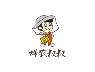 姚乌云的陕西蜂农叔叔logo设计