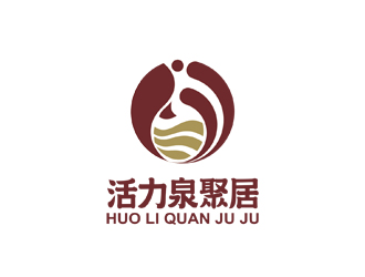 姚乌云的活力泉聚居logo设计