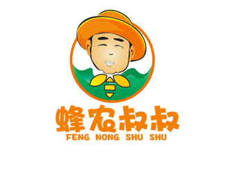 盛铭的陕西蜂农叔叔logo设计