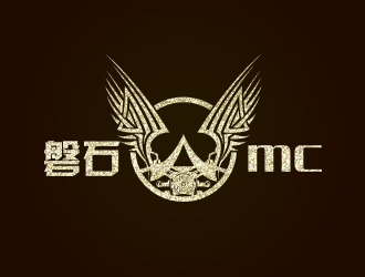 黄安悦的磐石mc【磐石MOTOcat】俱乐部logo设计