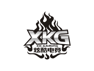 曾翼的XKG炫酷电竞logo设计