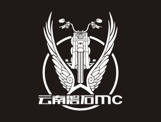 曾翼的磐石mc【磐石MOTOcat】俱乐部logo设计
