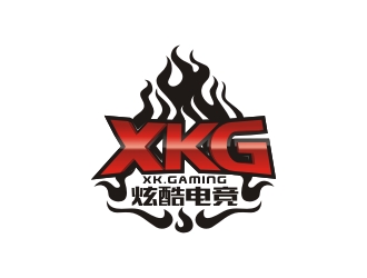 曾翼的XKG炫酷电竞logo设计