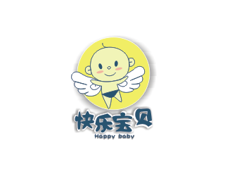 吴茜的快乐宝贝logo设计