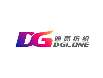 迪高纺织logo设计logo设计