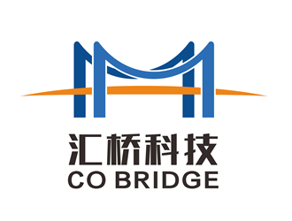 唐国强的汇桥科技 Co Bridgelogo设计