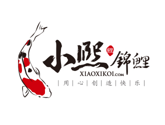 勇炎的小熙锦鲤店铺logologo设计