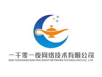 刘彩云的一千零一夜网络云元素logo设计
