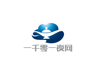 陈兆松的一千零一夜网络云元素logo设计