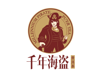 勇炎的千年海盗logo设计
