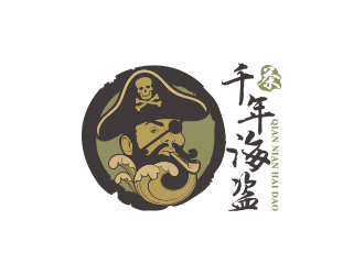 何锦江的千年海盗logo设计