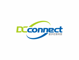 何嘉健的DCconnect(壹步宏景科技)logo设计