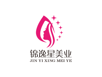 孙金泽的锦逸星美业logo设计