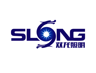 双龙照明logo设计