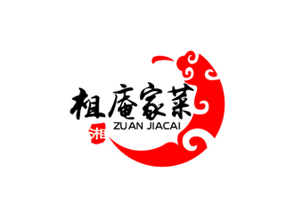 秦晓东的祖庵家菜logo设计