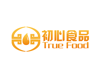 郭小毅的初心食品True Food  （英文设计为主）logo设计