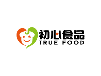 周金进的初心食品True Food  （英文设计为主）logo设计